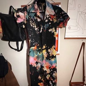 Big bud press rainbow magic waters jumpsuit NWOT